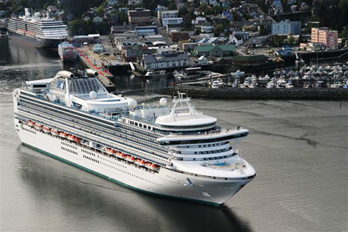 Cruise ships visit Ketchikan, Alaska from May 1st through September.  They bring many people eager to see Misty Fiords by flloatplane.