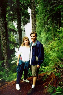 Michelle and Pero sightseeing in Ketchikan.